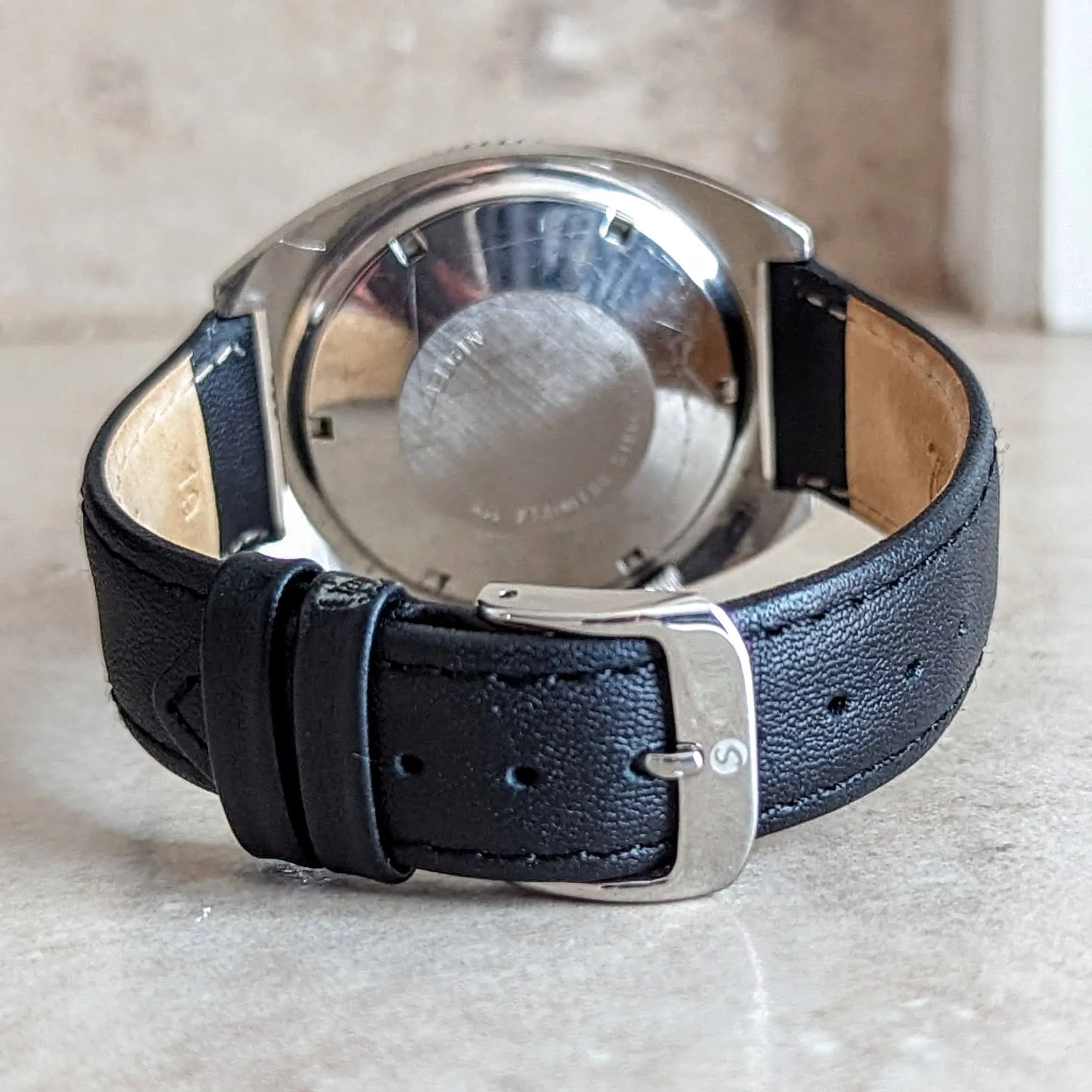 ELGIN Diver Automatic Wristwatch Day/Date Ref. WH103 Cal. FHF 909 Swiss Made Watch