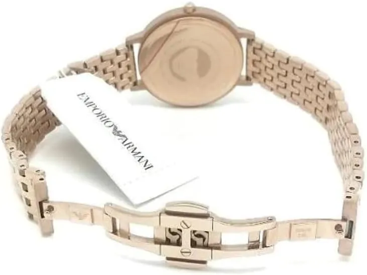 Emporio Armani Women's Two-Hand Leather Watch