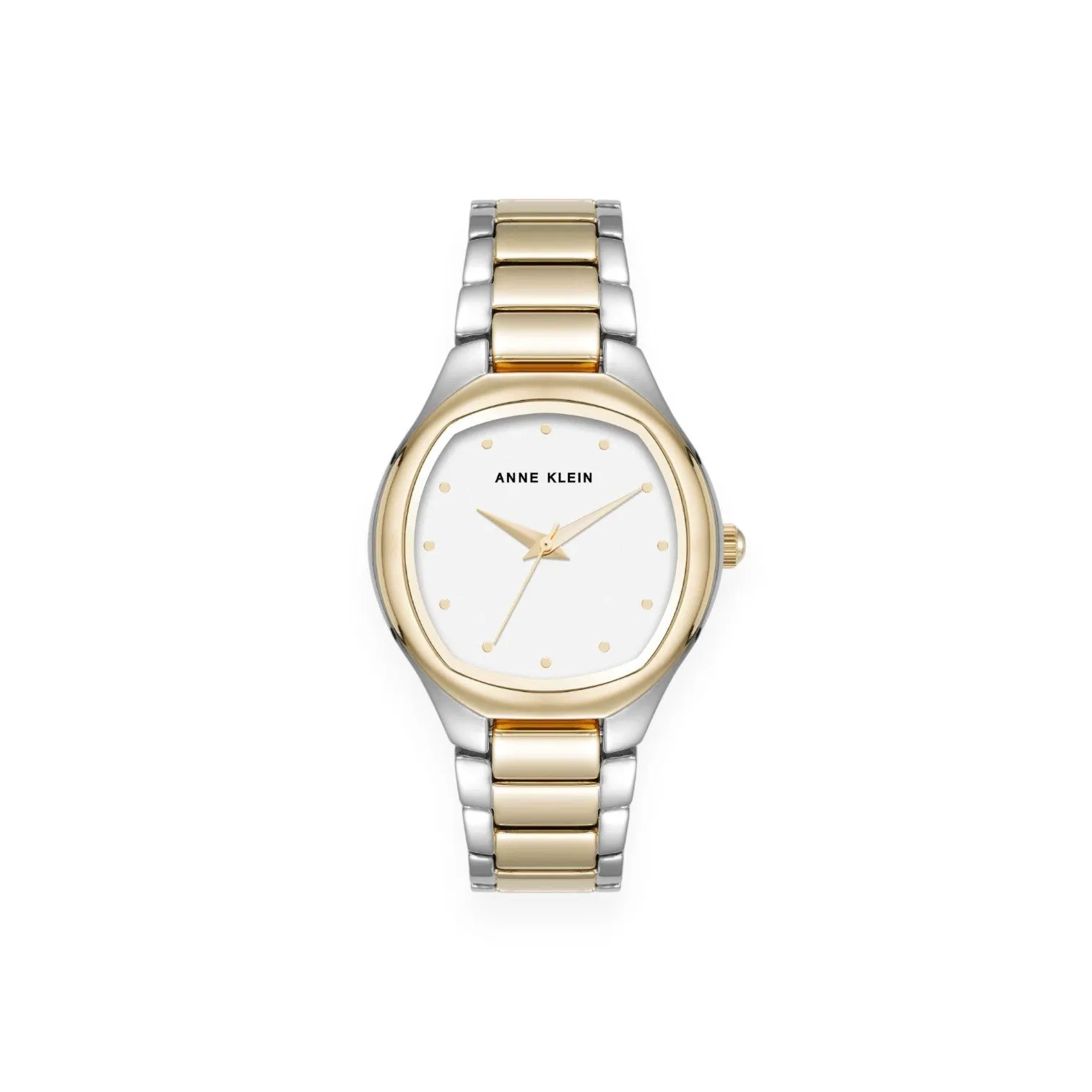 Everyday Cushion Metal Bracelet Watch - Two-Tone