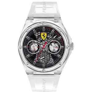 Ferrari 0830789 Aspire Clear Strap Men Watches