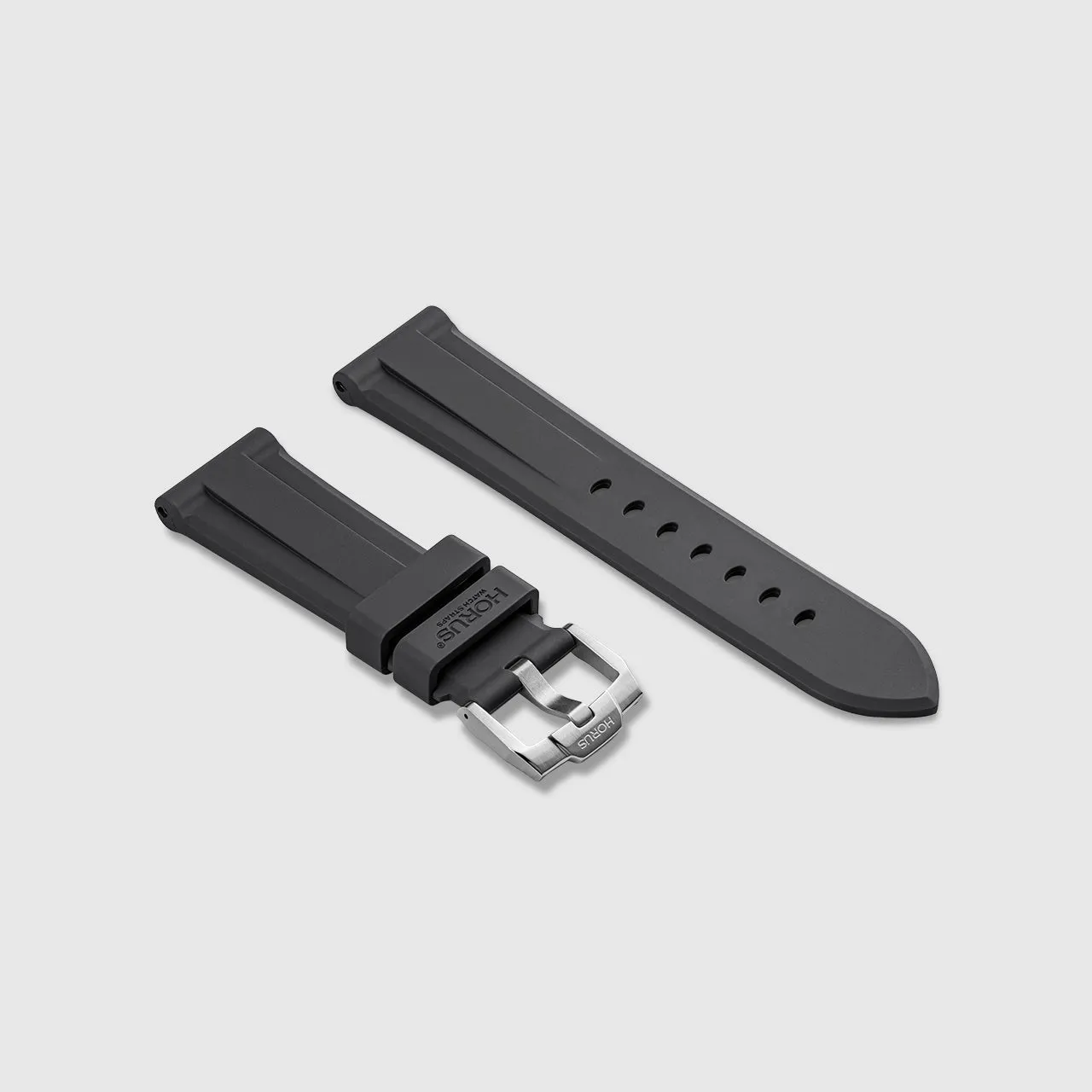 FKM Rubber Strap for Panerai Radiomir - Carbon Grey