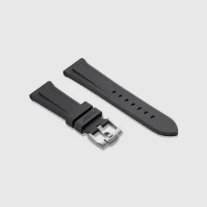FKM Rubber Strap for Panerai Radiomir - Carbon Grey