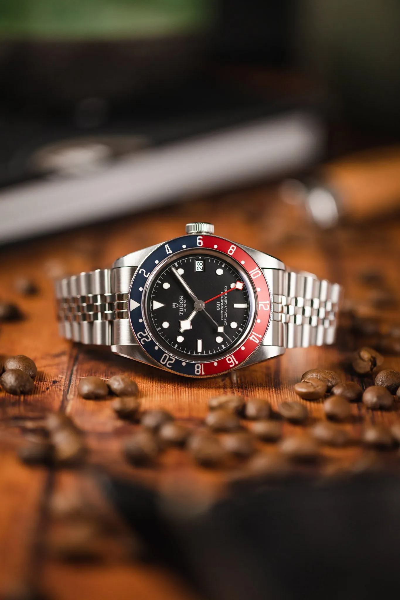 Forstner MODEL J Stainless Steel Mesh Watch Bracelet for Tudor Black Bay