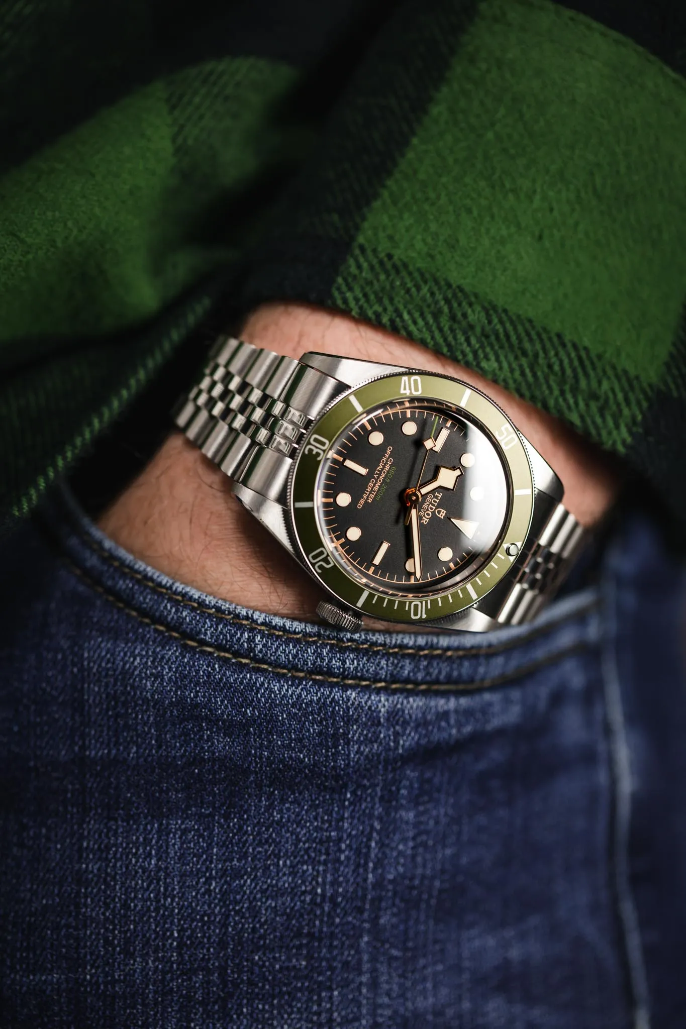 Forstner MODEL J Stainless Steel Mesh Watch Bracelet for Tudor Black Bay