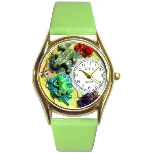 Frogs Watch Small Gold Style