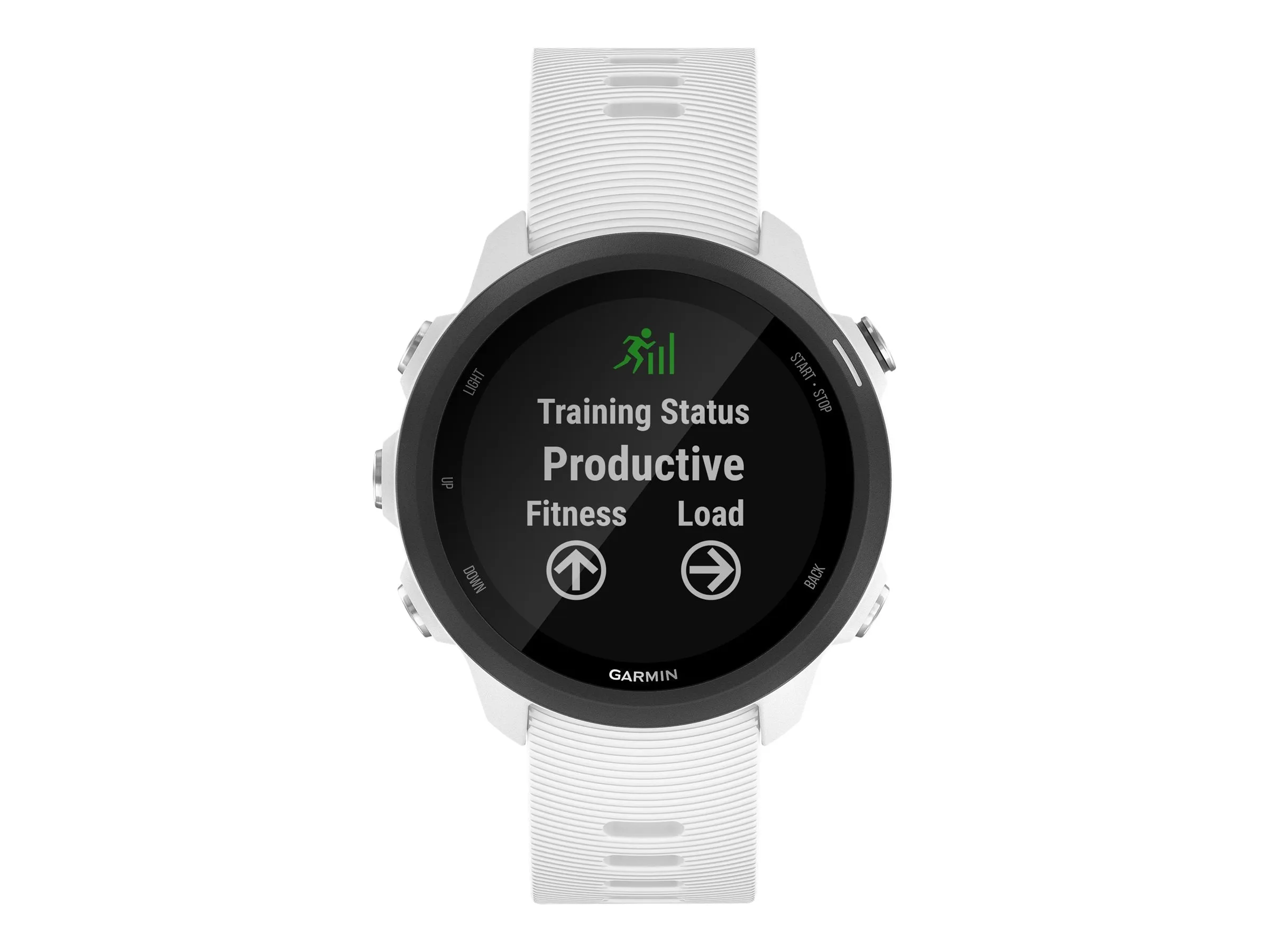 Garmin 0100212021 Forerunner® 245 GPS Running Smartwatch with Music in White Unisex Watches Lexor Miami