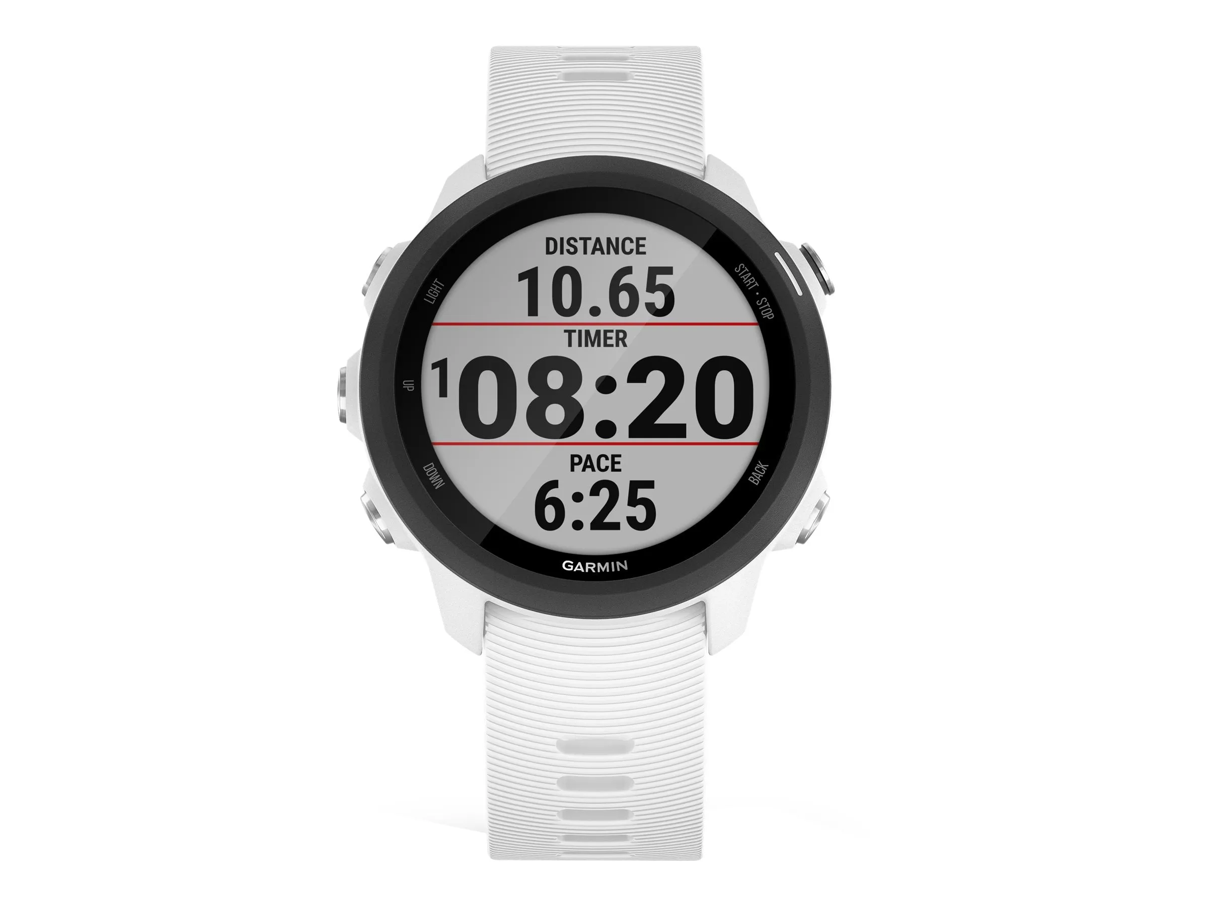 Garmin 0100212021 Forerunner® 245 GPS Running Smartwatch with Music in White Unisex Watches Lexor Miami