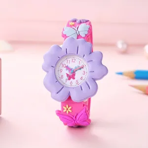 Girls' Cute Quartz Flower Wrist Watch