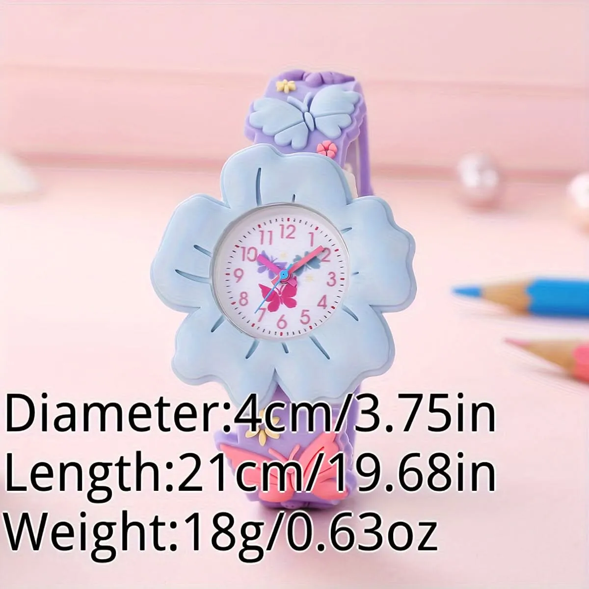 Girls' Cute Quartz Flower Wrist Watch
