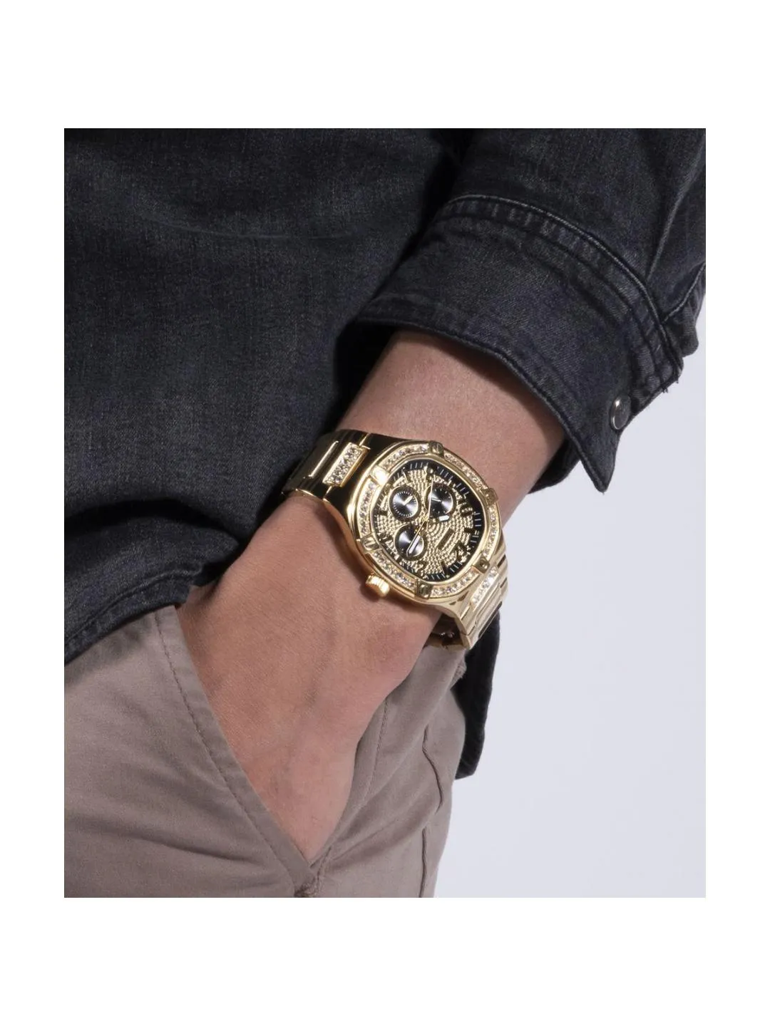 Guess Black Dial Men Analog Watch - GW0576G2