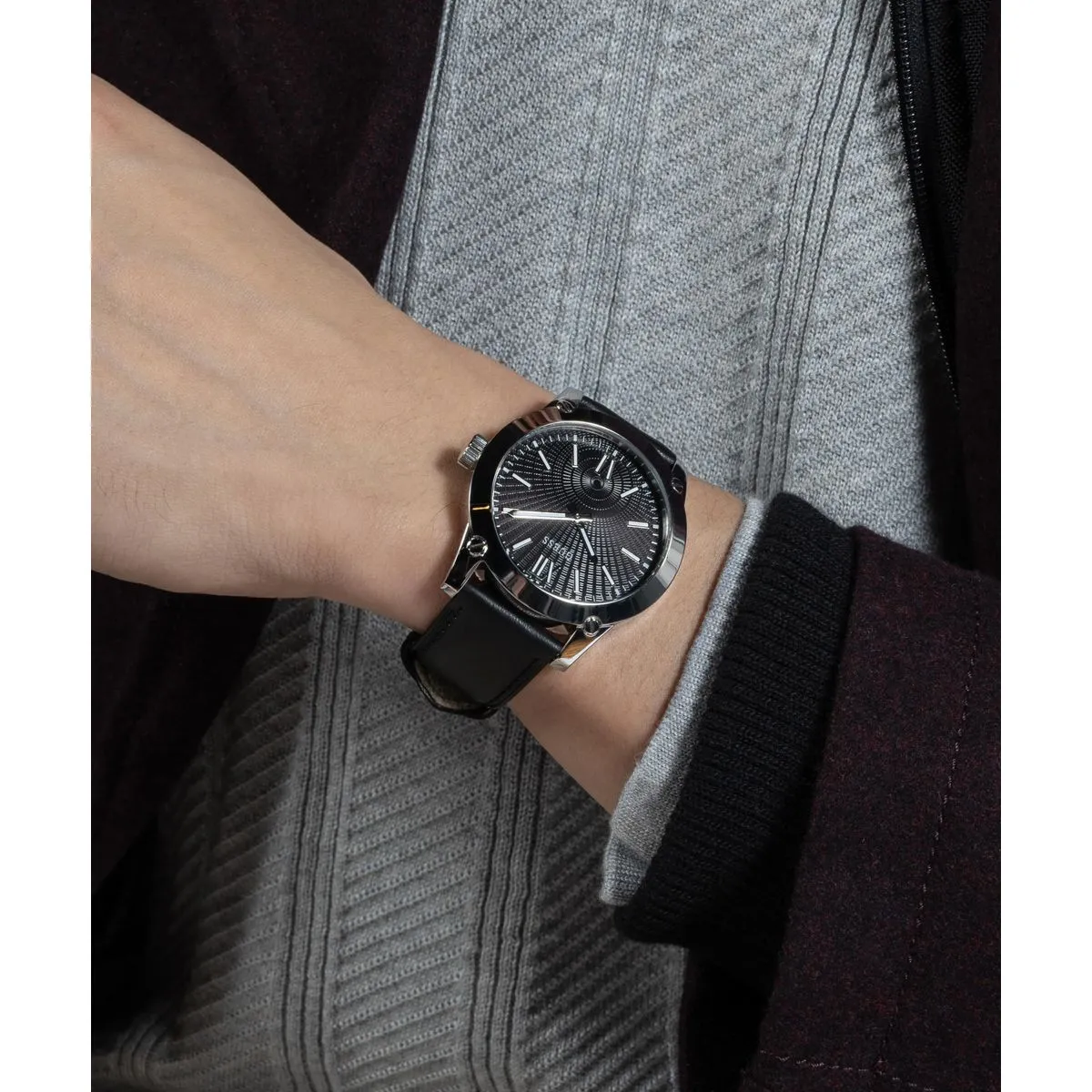Guess Black Dial Men Analog Watch - GW0630G1