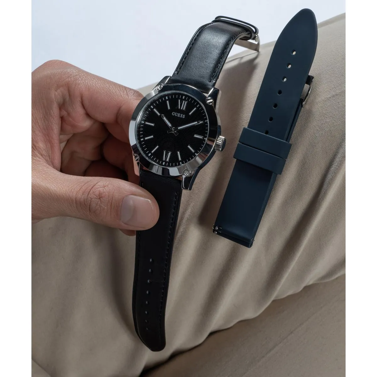 Guess Black Dial Men Analog Watch - GW0630G1