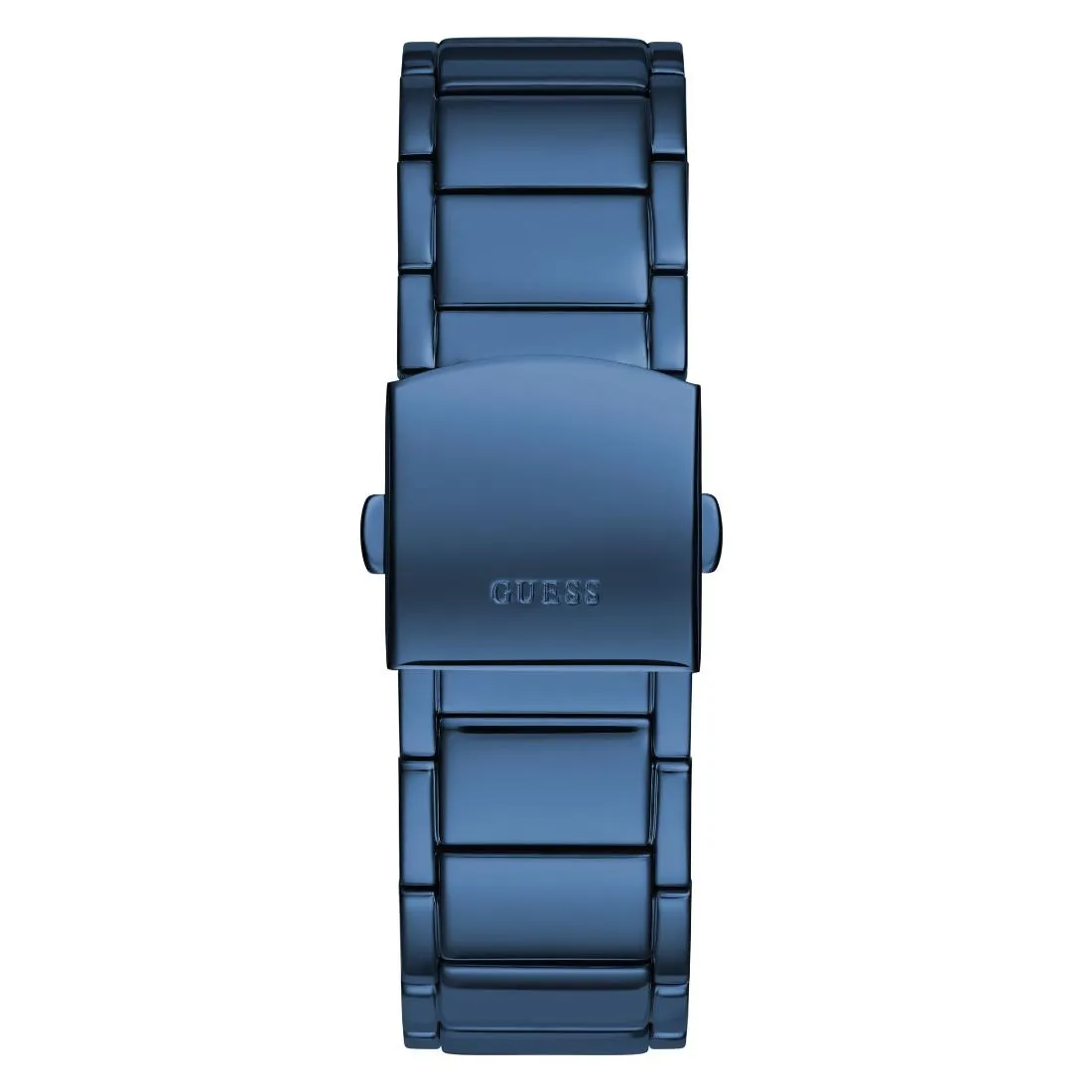 Guess Men 41.5 mm Blue Dial Analog Watch- GW0387G4