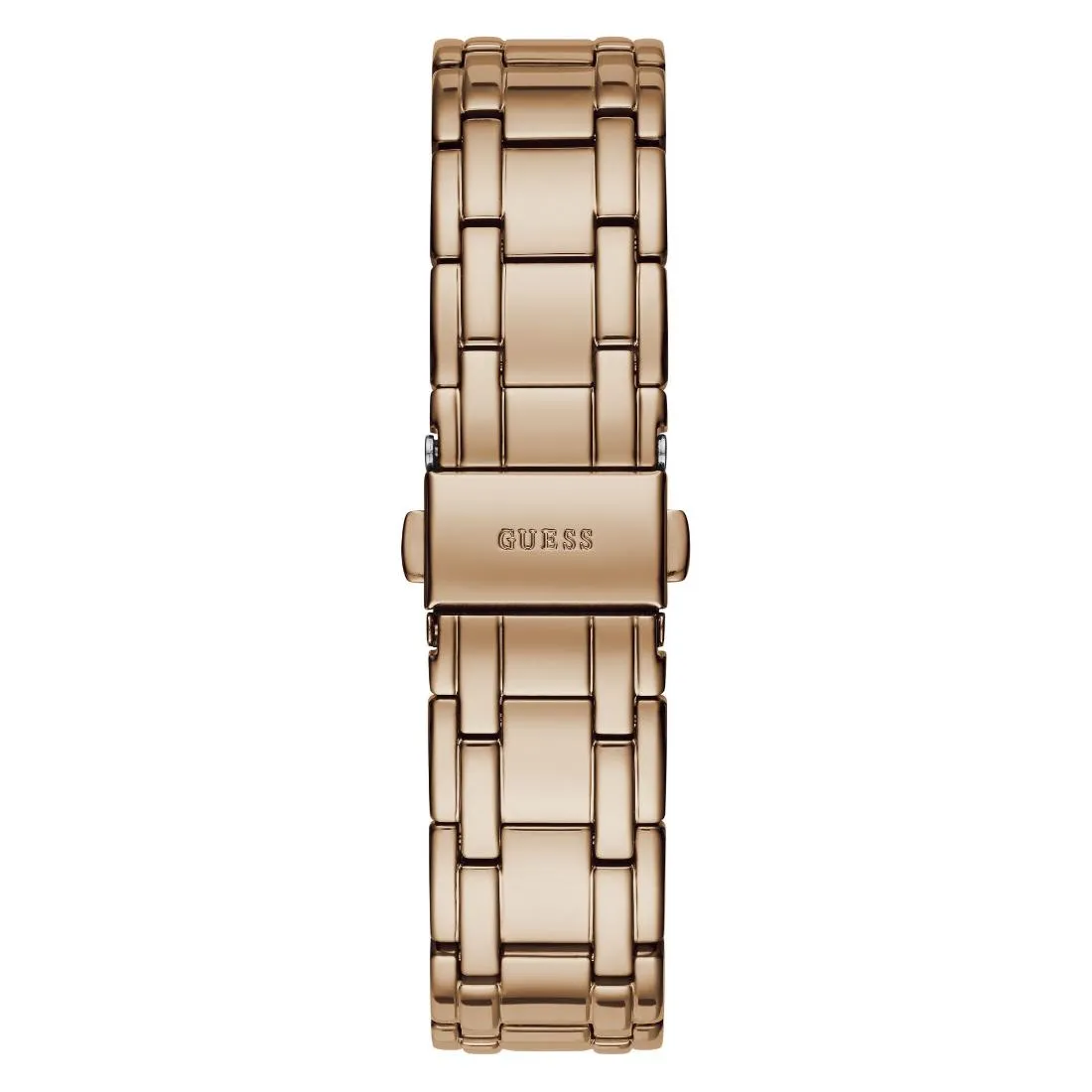 Guess Women 38 mm Rose Gold Dial Analog Watch- GW0395L3