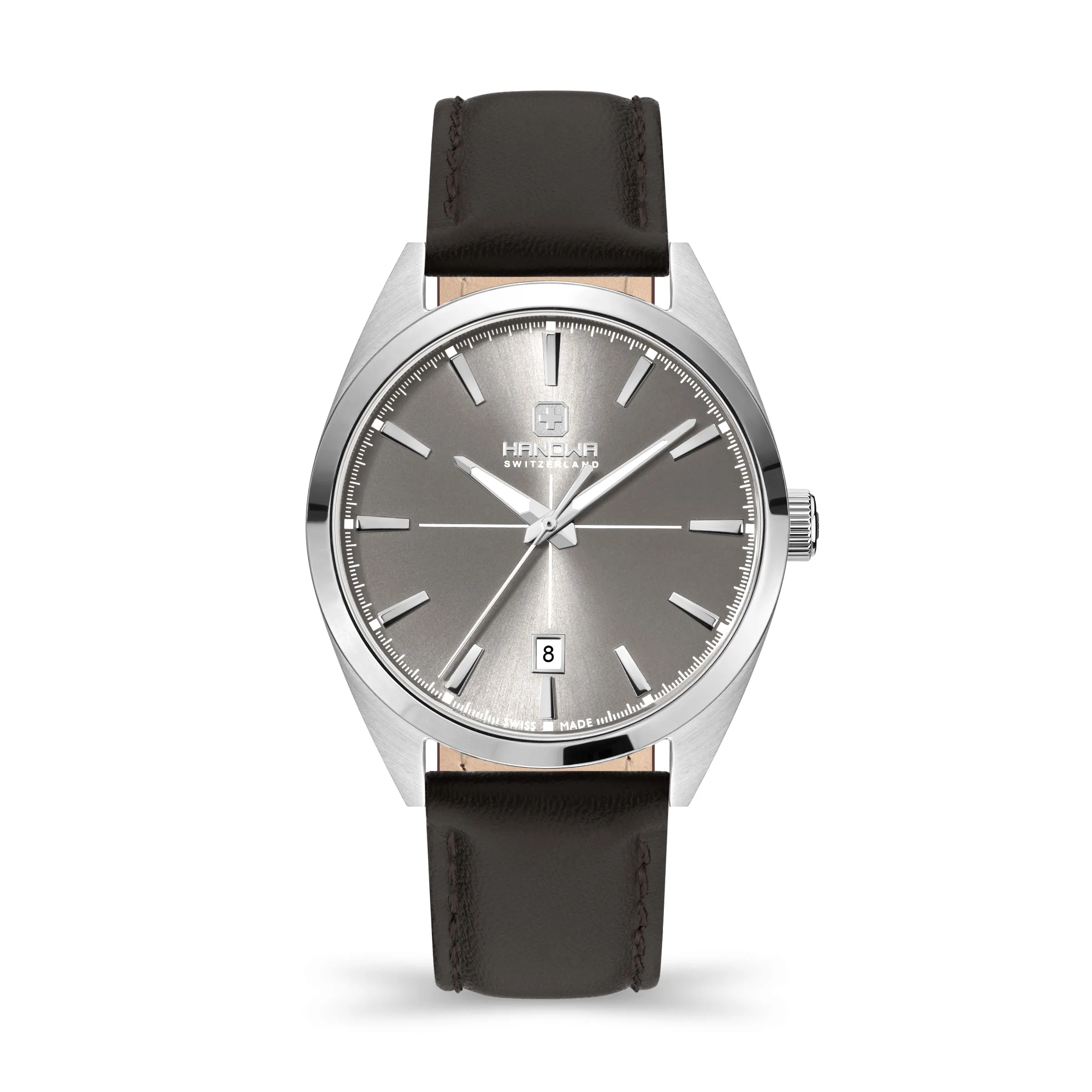 HANOWA HAWGB2200103 MEN'S LEATHER WRIST WATCH