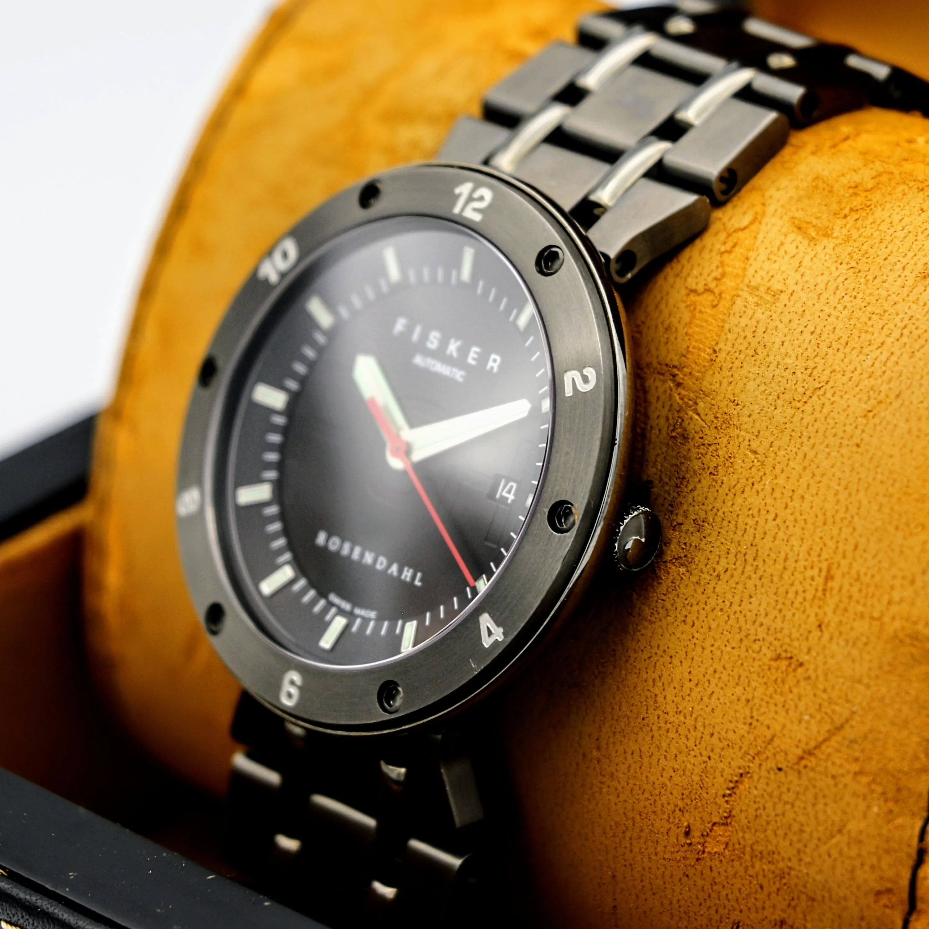 HENRIK FISKER PCH Wristwatch by Rosendahl Automatic Watch Box & Papers