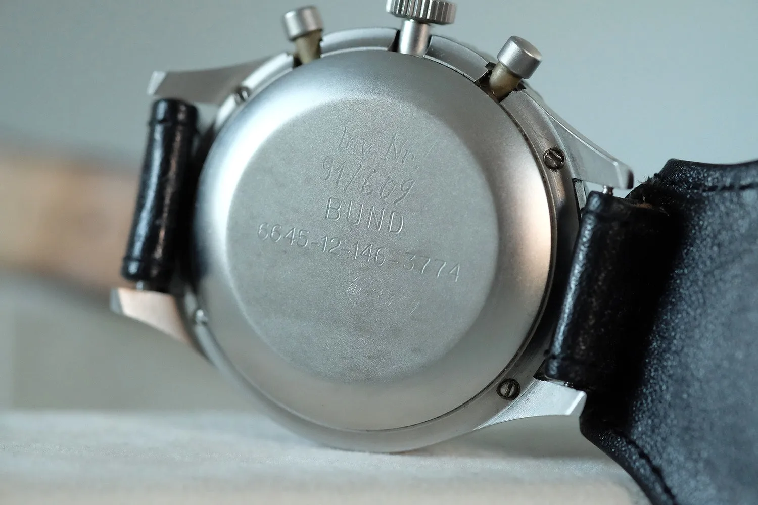 Heuer Bundeswehr Flyback Chronograph with Decommission Papers