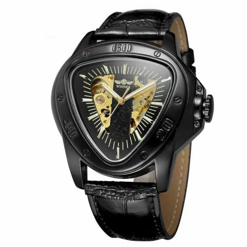 Hollow Triangle Shape Automatic Men's Watch