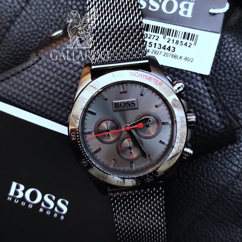 Hugo Boss Ikon Chronograph Grey Dial Men's Watch 1513443