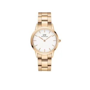 Iconic Link 32mm - Rose Gold & White Watch