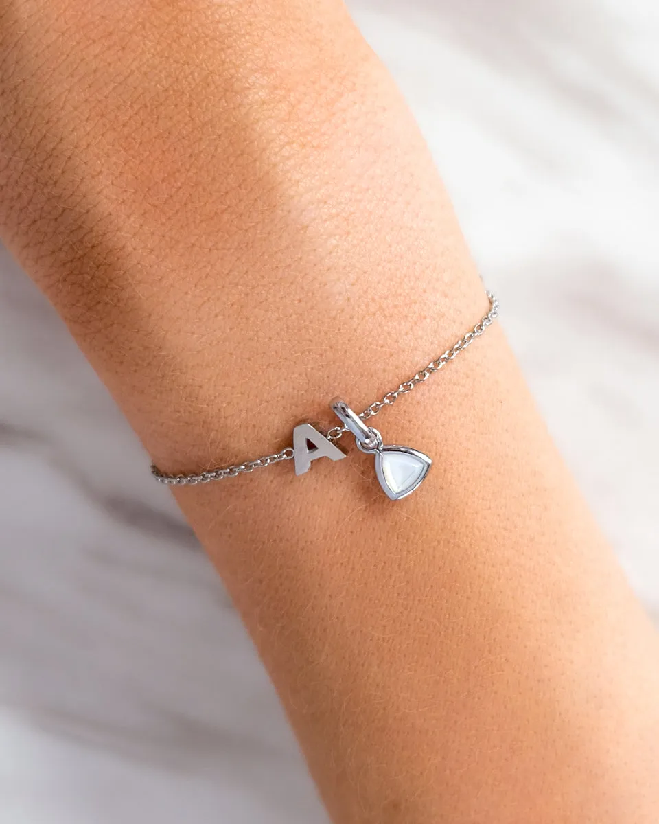 Initial Bracelet (Silver)