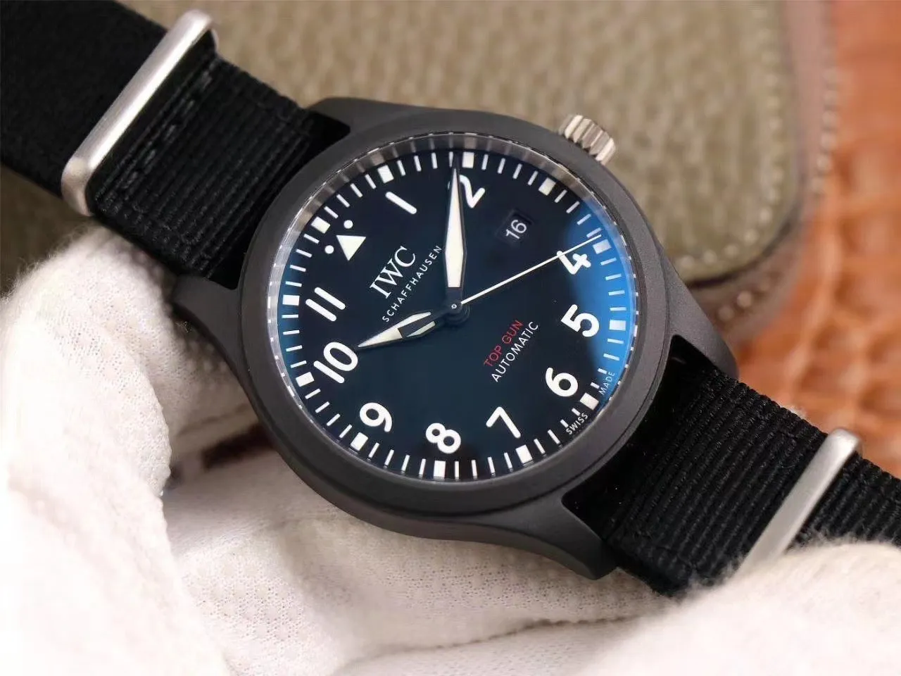 IWC Pilot Top Gun 2022 Replica IW326901 Replica Black Ceramic 2022