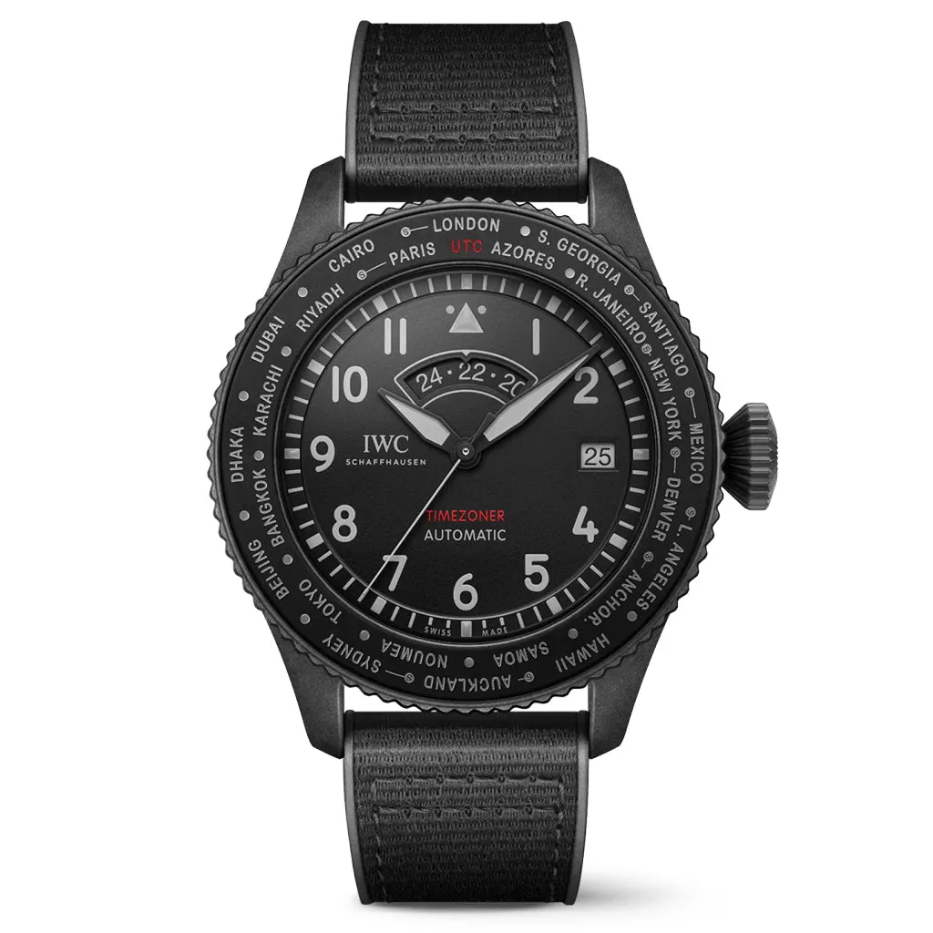 IWC Pilot's Watch Timezoner TOP GUN Ceratanium®