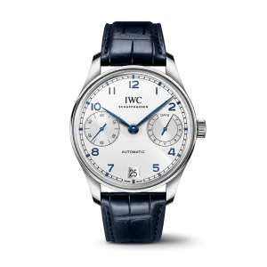 IWC Shaffhuasen 42mm Portugeiser Automatic w/ Silver Dial & Alligator Strap
