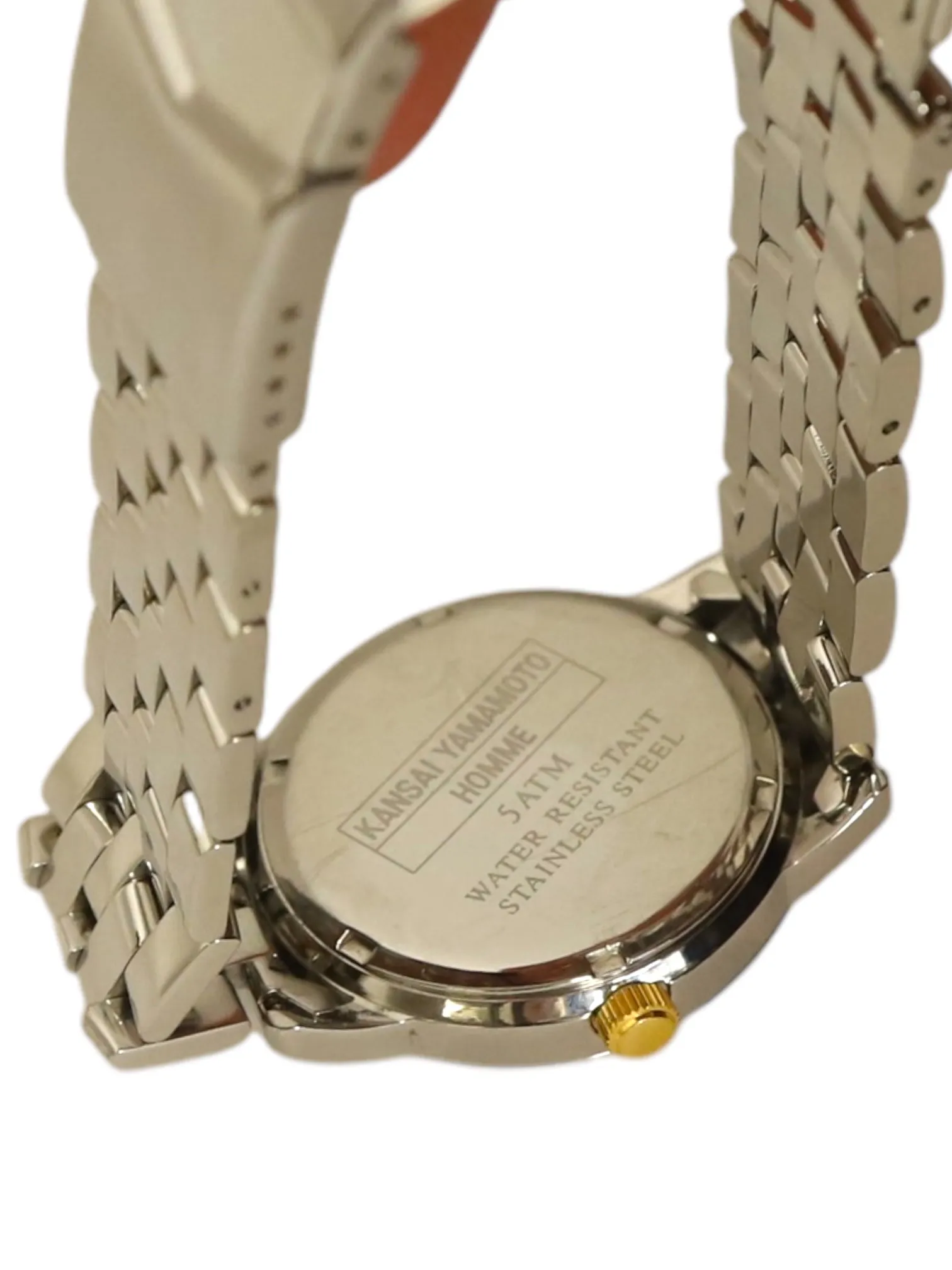 Kansai Yamamoto Stainless Steel Watch