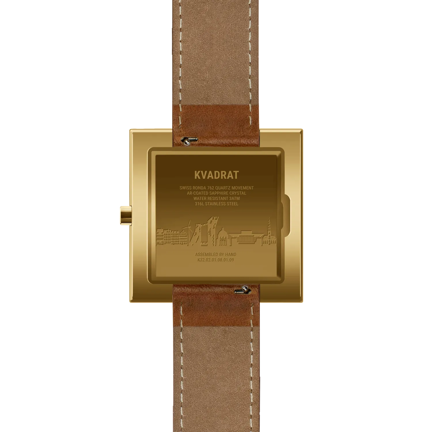 Kvadrat - Gold | Gold | Brown