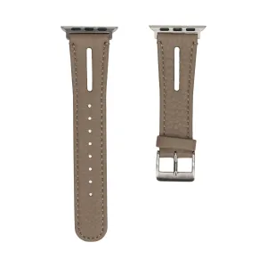 LEATHER HYBRID BAND for Apple Watch / TAUPE