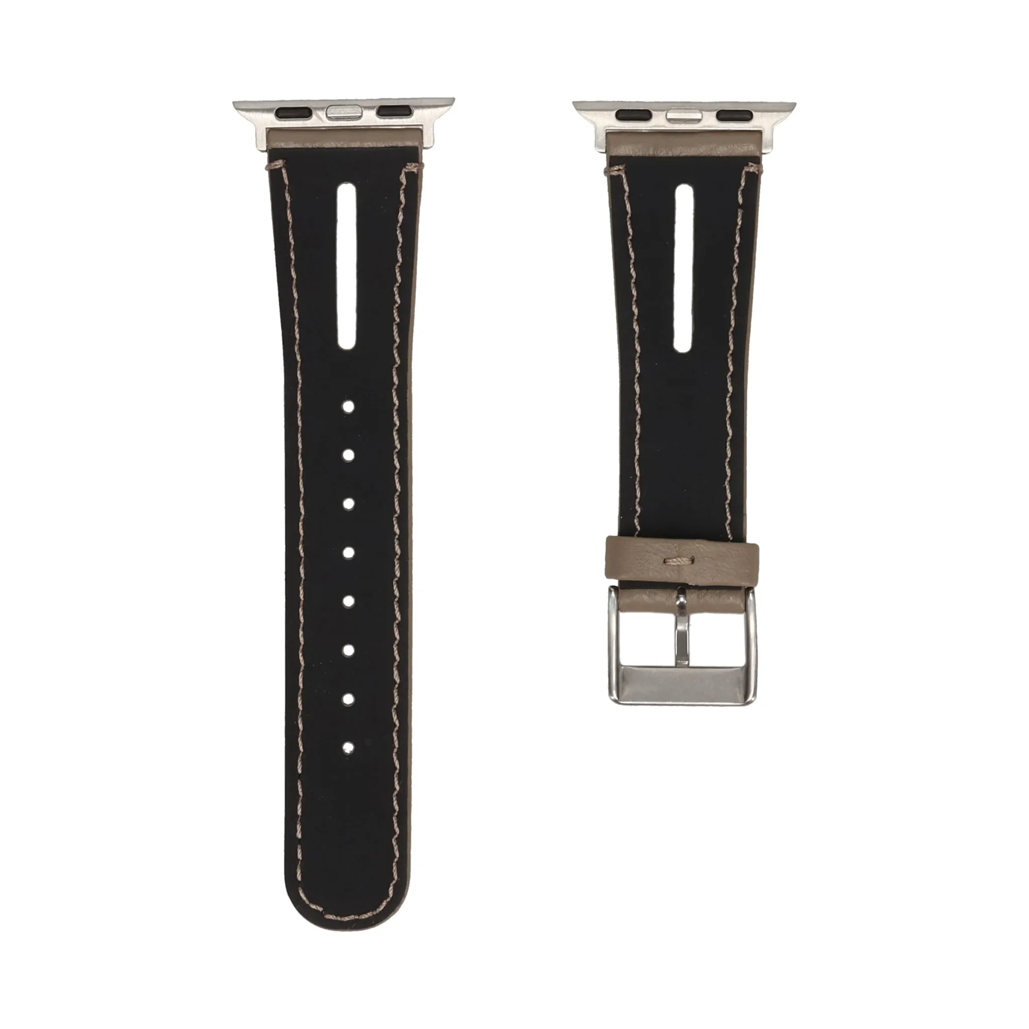 LEATHER HYBRID BAND for Apple Watch / TAUPE