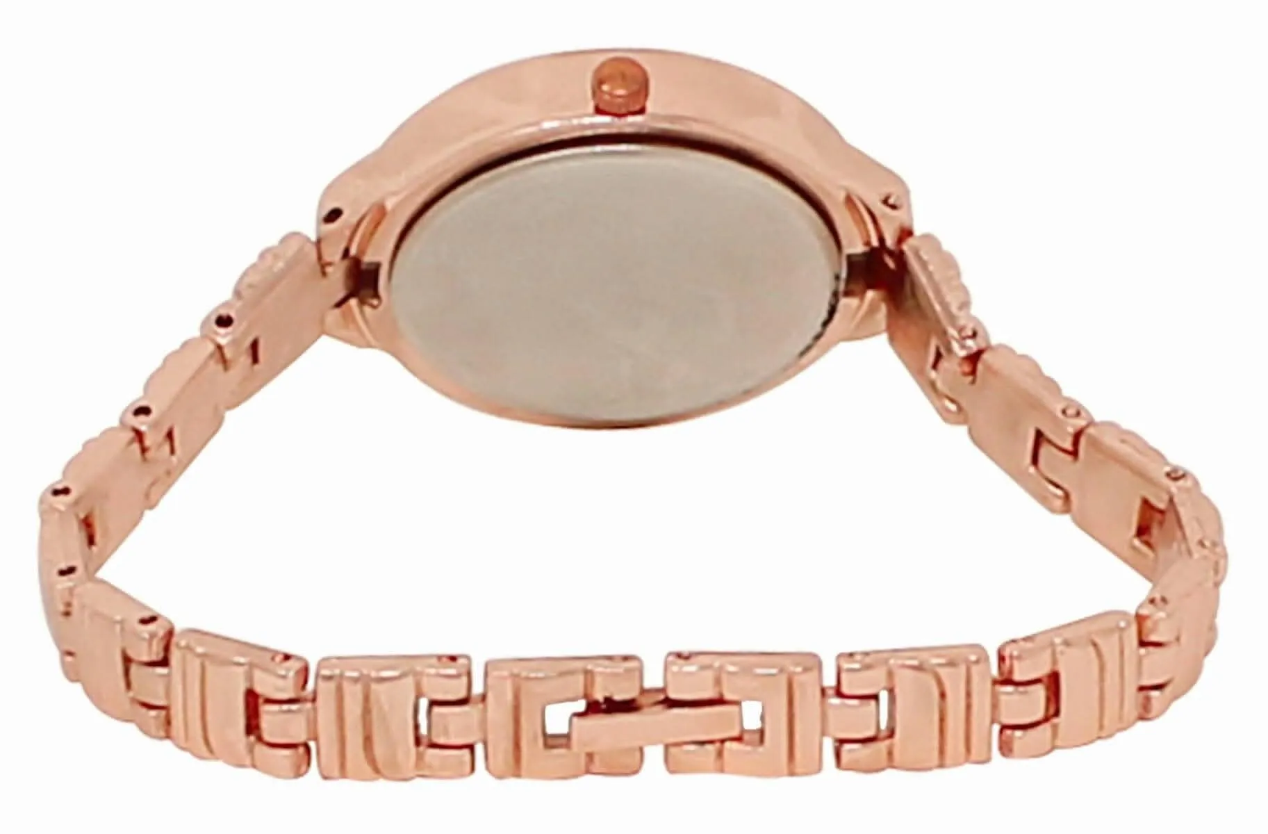 LOREM Rose Gold Fancy Analog Watch For Women LR225