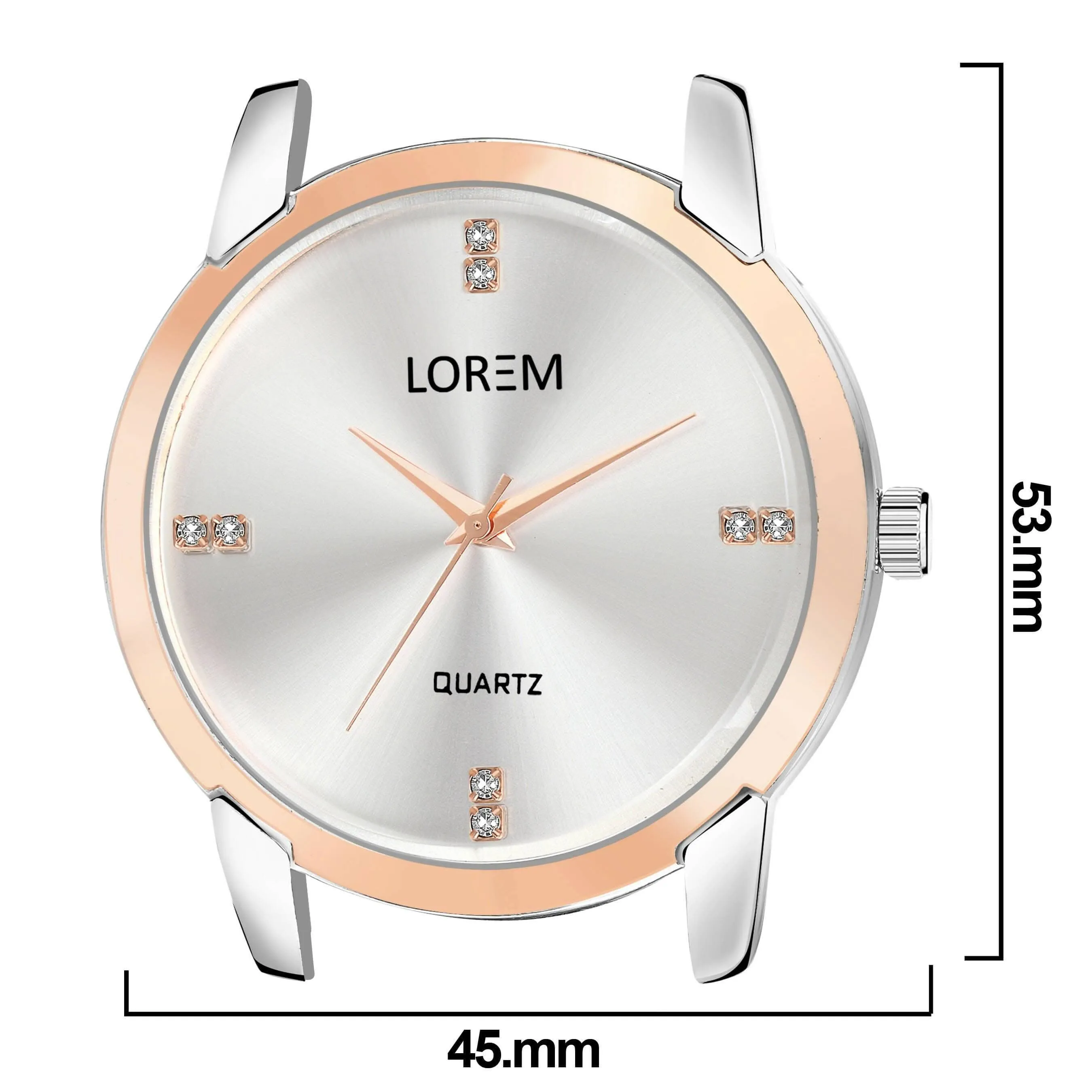 LOREM Silver Stylish Dial Analog Watch For Men LR97