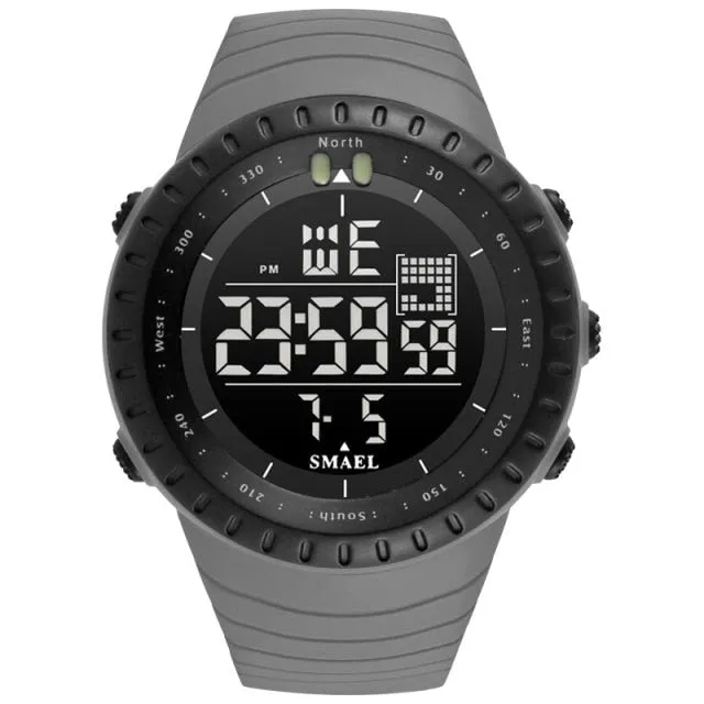 Luxury Waterproof Modern Clock Male Day-Date LED Chronograph Wristwatches