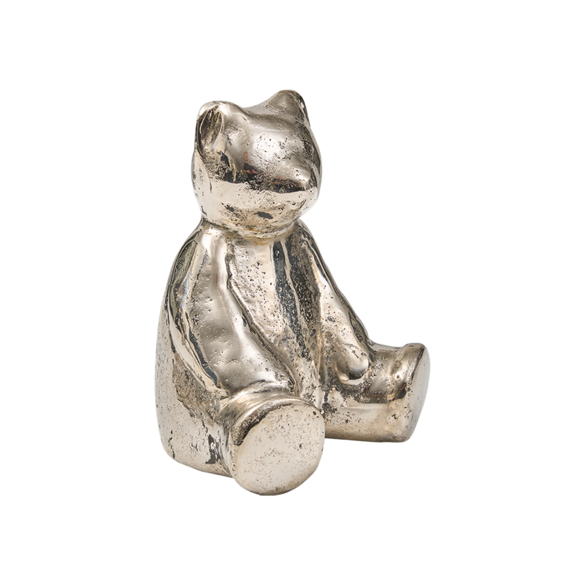 Mama Osa Bear Figure in Nickel