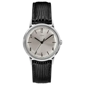 Marlin Hand-Wound 34mm Leather Band