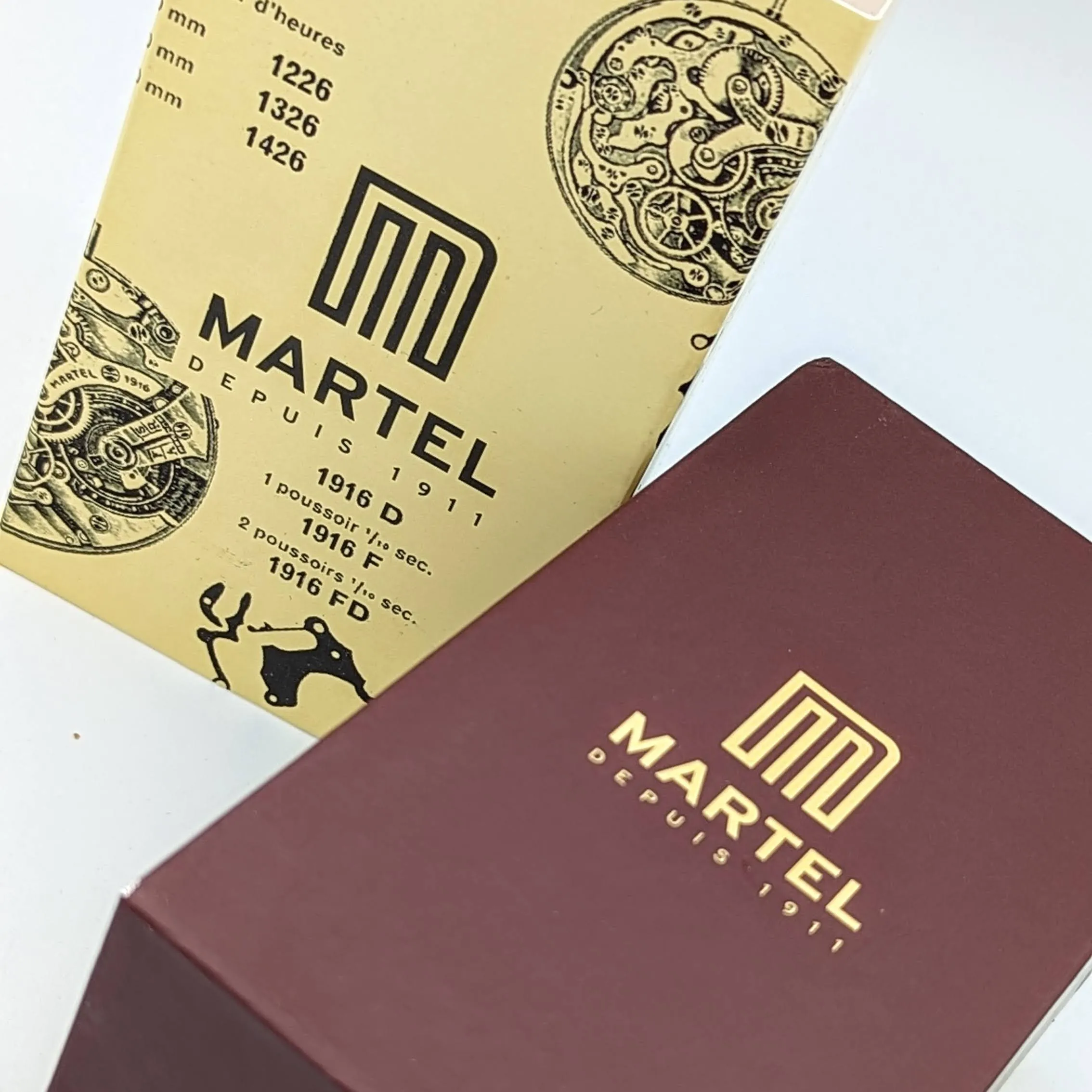MARTEL Le Pont Wristwatch Luminous Date Display Watch Original Box & Papers!