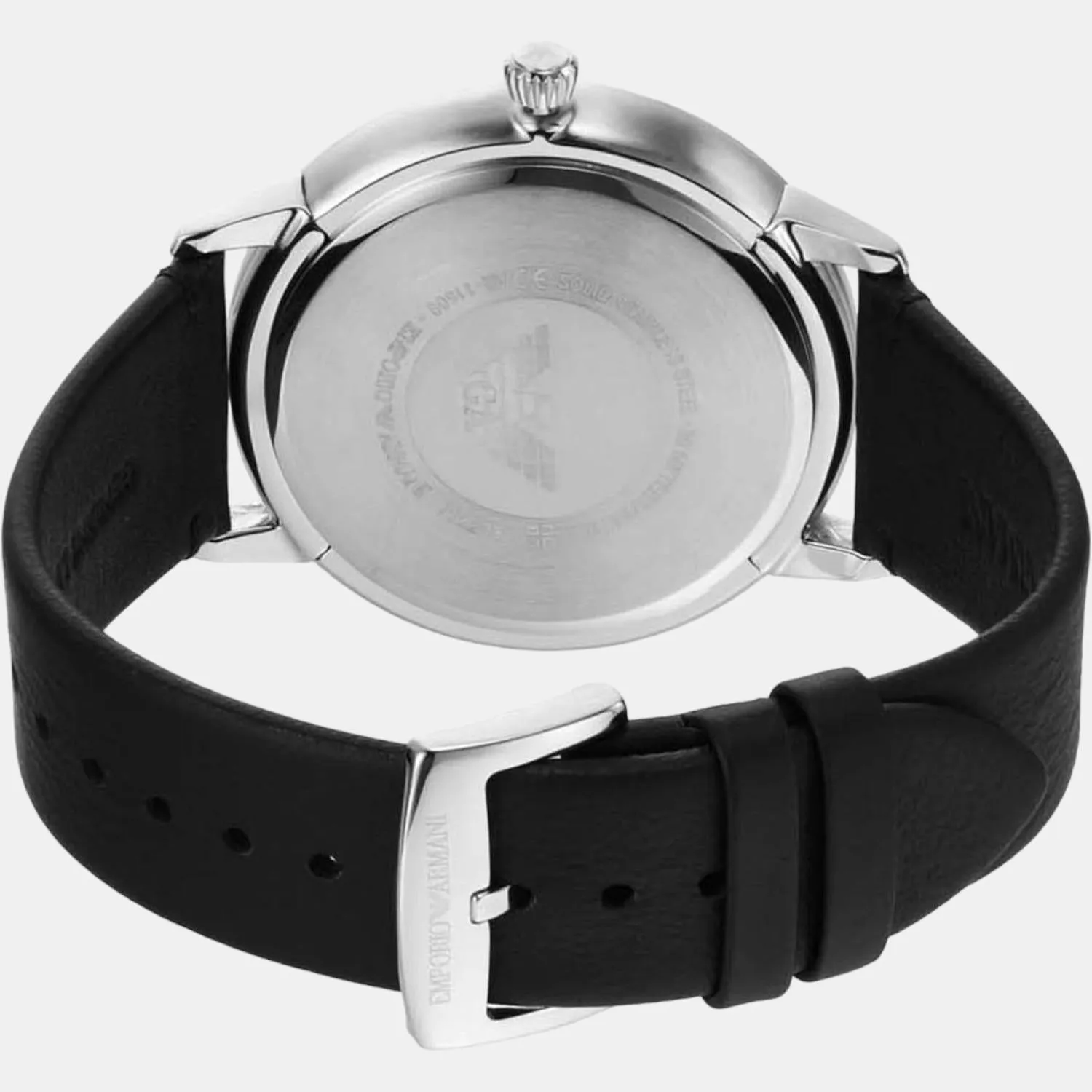 Men's Green Dial Analog Leather Watch AR11509