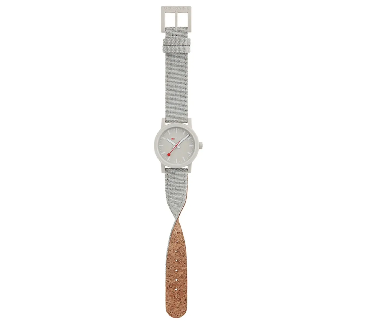 Mondaine ESSENCE 32mm, sustainable watch for women, grey, MS1.32170.LK