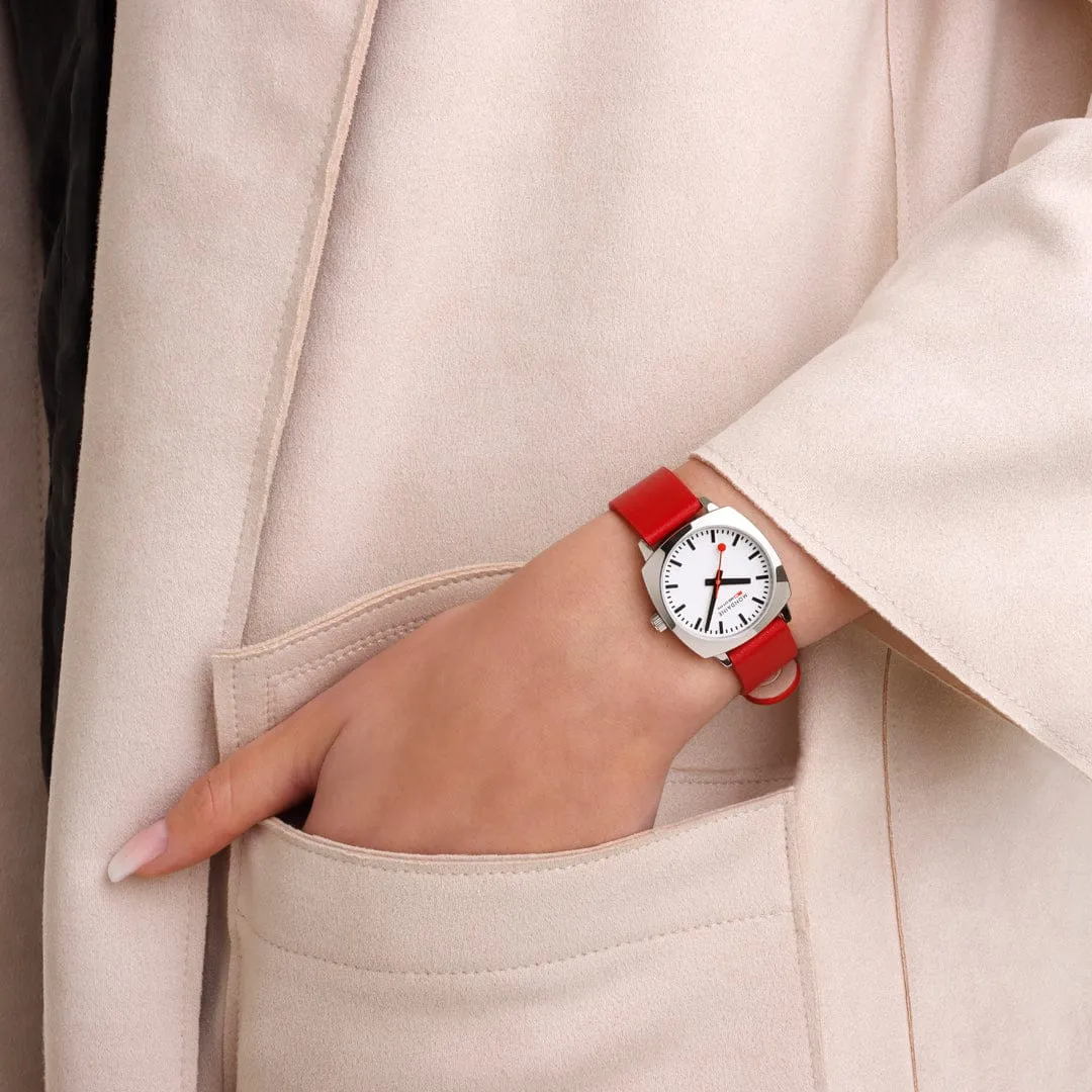 MONDAINE PETITE CUSHION, RED, 31 MM- MSL.31110.LCV