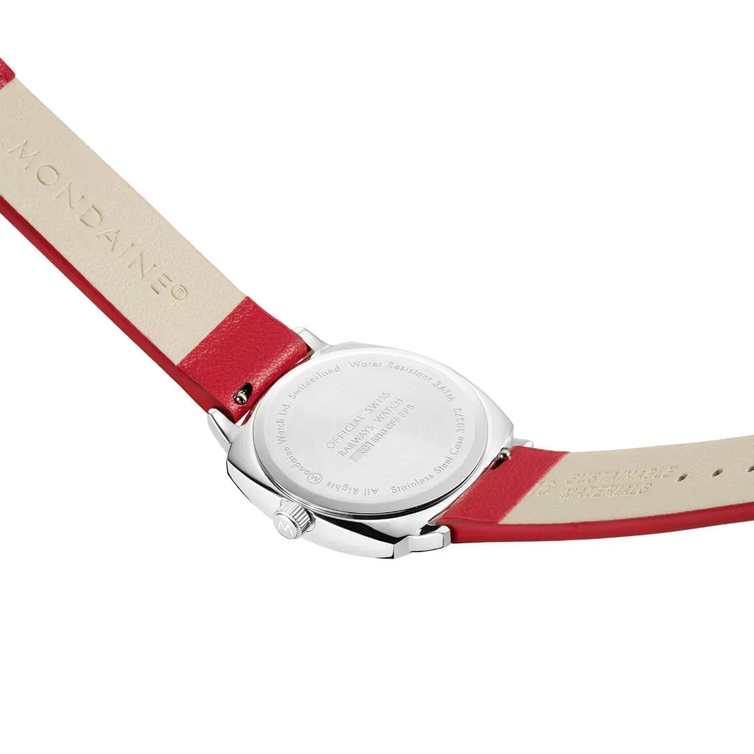 MONDAINE PETITE CUSHION, RED, 31 MM- MSL.31110.LCV