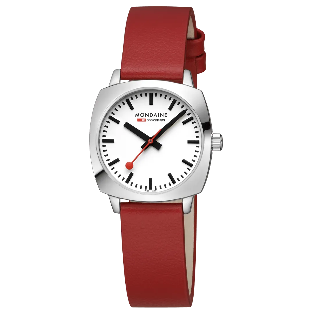 MONDAINE PETITE CUSHION, RED, 31 MM- MSL.31110.LCV