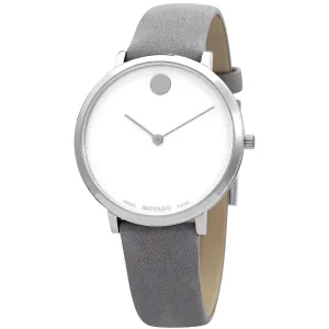 Movado Modern 47 Quartz White Dial Ladies Watch 0607344