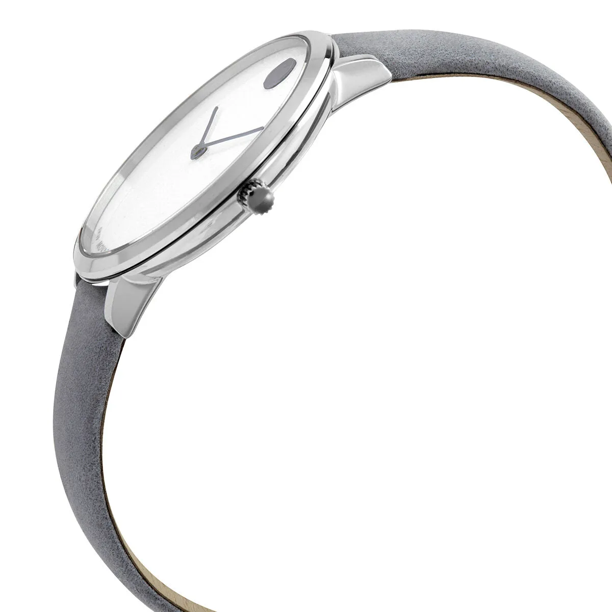 Movado Modern 47 Quartz White Dial Ladies Watch 0607344