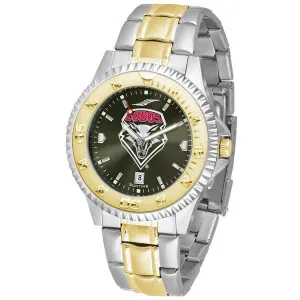 New Mexico Lobos Ladies Competitor Two-Tone Band Watch