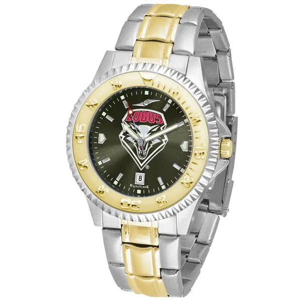 New Mexico Lobos Ladies Competitor Two-Tone Band Watch
