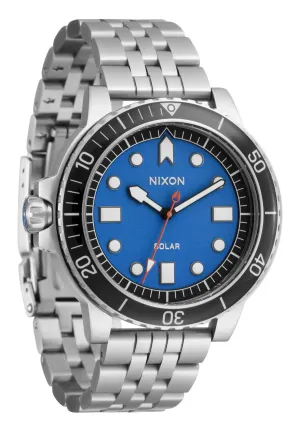 Nixon "Stinger 44" Solar Watch in Silver | *Excluded from the Free Shipping offer
