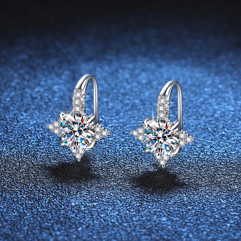 Octagonal Star Earrings – Luxury & Elegance