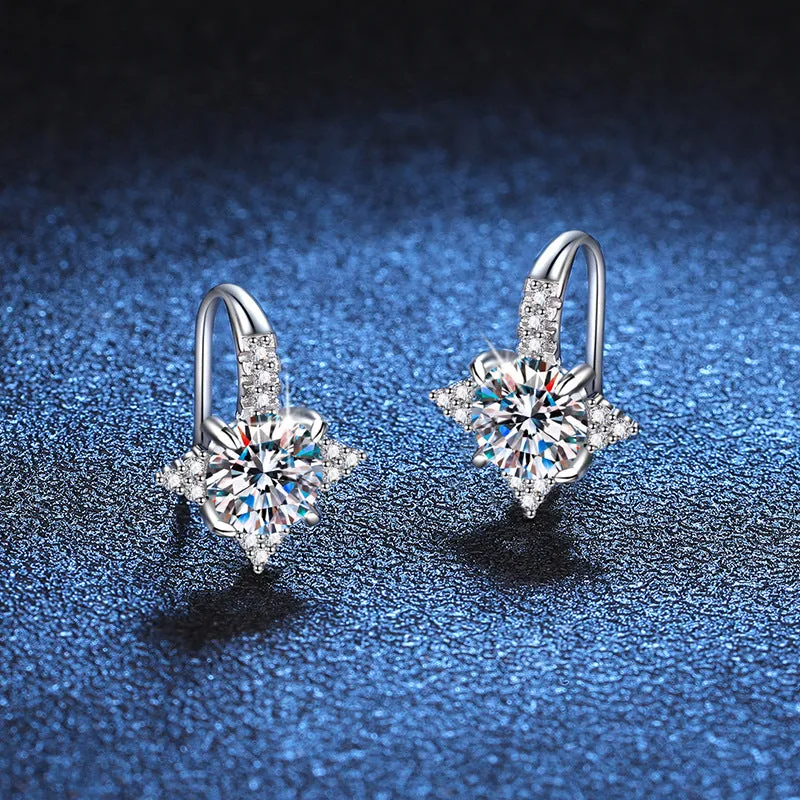 Octagonal Star Earrings – Luxury & Elegance